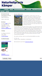 Mobile Screenshot of naturheilpraxis-kaemper.de